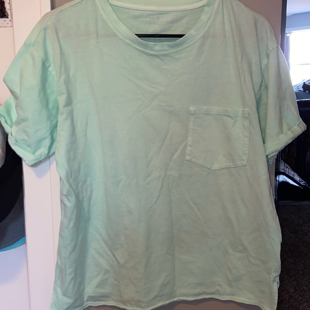 Aqua t-shirt from American eagle
